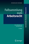 Cover: Fallsammlung zum Arbeitsrecht - Springer