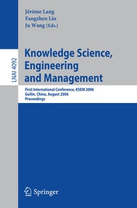 Enlarge image Cover: Knowledge Science, Engineering and Management - Springer