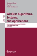Cover: Wireless Algorithms, Systems, and Applications - Springer
