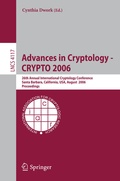 Cover: Advances in Cryptology - CRYPTO 2006 - Springer