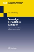 Cover: Sovereign Default Risk Valuation - Springer