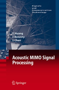 Enlarge image Cover: Acoustic MIMO Signal Processing - Springer