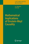 Bild: Mathematical Implications of Einstein-Weyl Causality - Springer