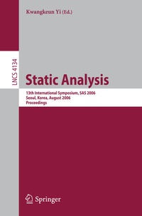 Enlarge image Cover: Static Analysis - Springer