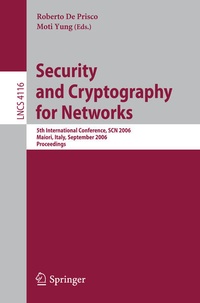Enlarge image Cover: Security and Cryptography for Networks - Springer