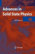 Cover: Advances in Solid State Physics 46 - Springer