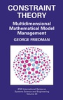 Cover: Constraint Theory - Springer