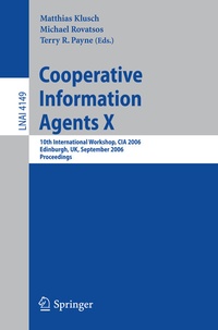Abbildung von: Cooperative Information Agents X - Springer