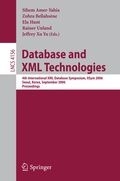 Cover: Database and XML Technologies - Springer