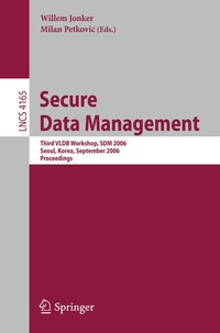 Enlarge image Cover: Secure Data Management - Springer
