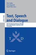 Cover: Text, Speech and Dialogue - Springer