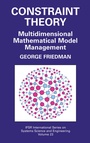 Cover: Constraint Theory - Springer