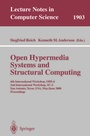 Cover: Open Hypermedia Systems and Structural Computing - Springer