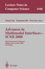 Cover: Advances in Multimodal Interfaces - ICMI 2000 - Springer