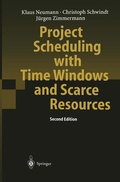 Cover: Project Scheduling with Time Windows and Scarce Resources - Springer