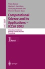 Cover: Computational Science and Its Applications - ICCSA 2003 - Springer
