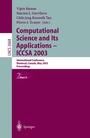 Cover: Computational Science and Its Applications - ICCSA 2003 - Springer