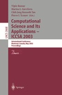 Cover: Computational Science and Its Applications - ICCSA 2003 - Springer