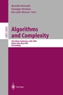Cover: Algorithms and Complexity - Springer