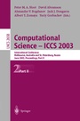 Cover: Computational Science - ICCS 2003 - Springer