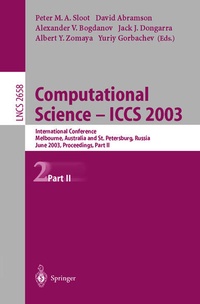 Enlarge image Cover: Computational Science - ICCS 2003 - Springer