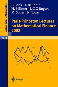 Enlarge image Cover: Paris-Princeton Lectures on Mathematical Finance 2002 - Springer