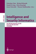 Cover: Intelligence and Security Informatics - Springer