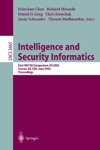 Enlarge image Cover: Intelligence and Security Informatics - Springer