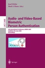 Cover: Audio-and Video-Based Biometric Person Authentication - Springer