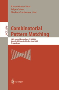 Enlarge image Cover: Combinatorial Pattern Matching - Springer