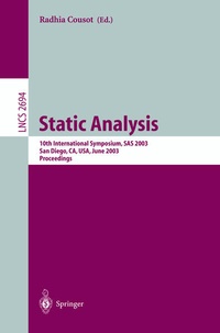 Enlarge image Cover: Static Analysis - Springer