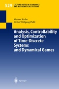 Cover: Analysis, Controllability and Optimization of Time-Discrete Systems and Dynamical Games - Springer
