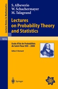 Cover: Lectures on Probability Theory and Statistics - Springer