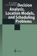Cover: Decision Analysis, Location Models, and Scheduling Problems - Springer