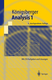 Abbildung von: Analysis 1 - Springer