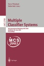 Cover: Multiple Classifier Systems - Springer