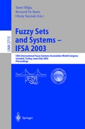 Cover: Fuzzy Sets and Systems - IFSA 2003 - Springer