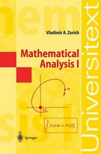 Enlarge image Cover: Mathematical Analysis I - Springer