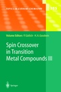Cover: Spin Crossover in Transition Metal Compounds III - Springer