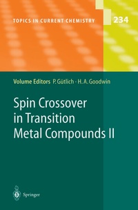 Enlarge image Cover: Spin Crossover in Transition Metal Compounds II - Springer