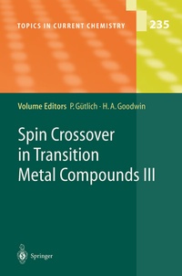 Abbildung von: Spin Crossover in Transition Metal Compounds III - Springer
