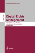 Cover: Digital Rights Management - Springer