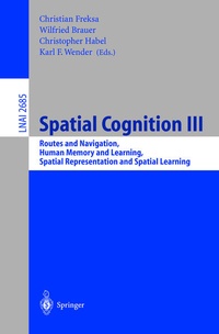Enlarge image Cover: Spatial Cognition III - Springer