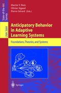 Cover: Anticipatory Behavior in Adaptive Learning Systems - Springer