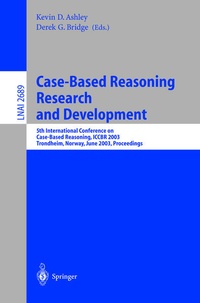 Enlarge image Cover: Case-Based Reasoning Research and Development - Springer