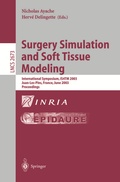 Cover: Surgery Simulation and Soft Tissue Modeling - Springer