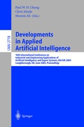 Cover: Developments in Applied Artificial Intelligence - Springer