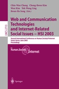 Cover: Web Communication Technologies and Internet-Related Social Issues - HSI 2003 - Springer