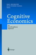 Cover: Cognitive Economics - Springer