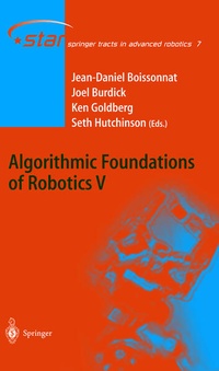 Enlarge image Cover: Algorithmic Foundations of Robotics V - Springer